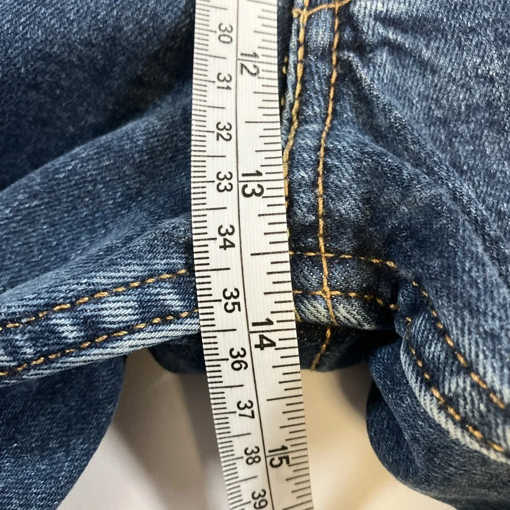 Levi's 550 Relaxed‎ Fit Jeans Mens 46x30 Dark Wash Blue Tapered Stretch Denim